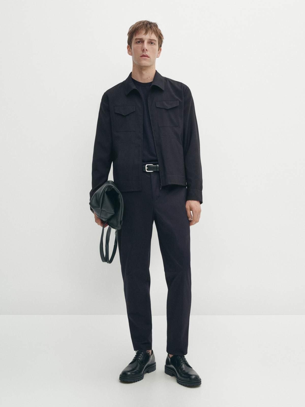 

Брюки мужские Massimo Dutti 0070/680-I2024 синие 46 EU, Синий, 0070/680-I2024