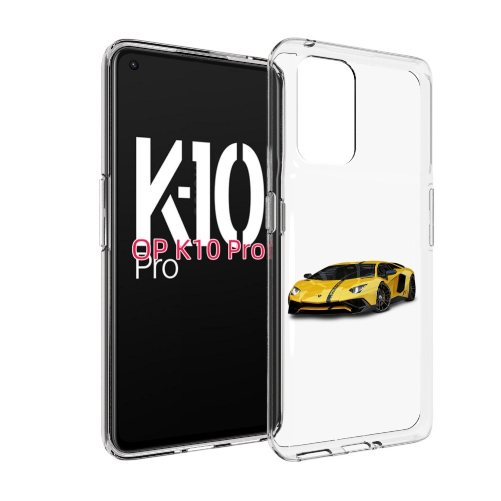 

Чехол MyPads Ламбо мужской для OPPO K10 Pro, Прозрачный, Tocco