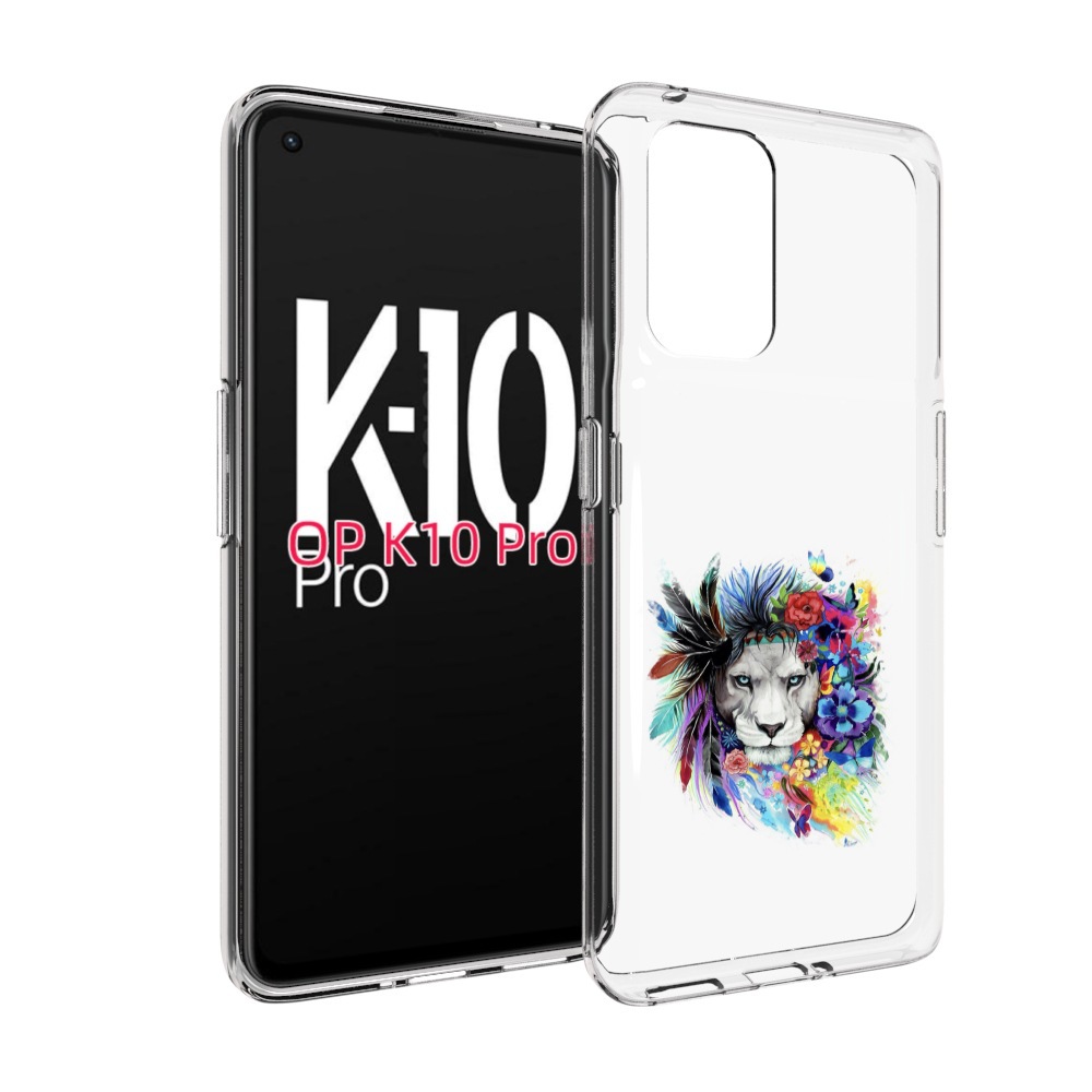 

Чехол MyPads Лев 2 для OPPO K10 Pro, Прозрачный, Tocco