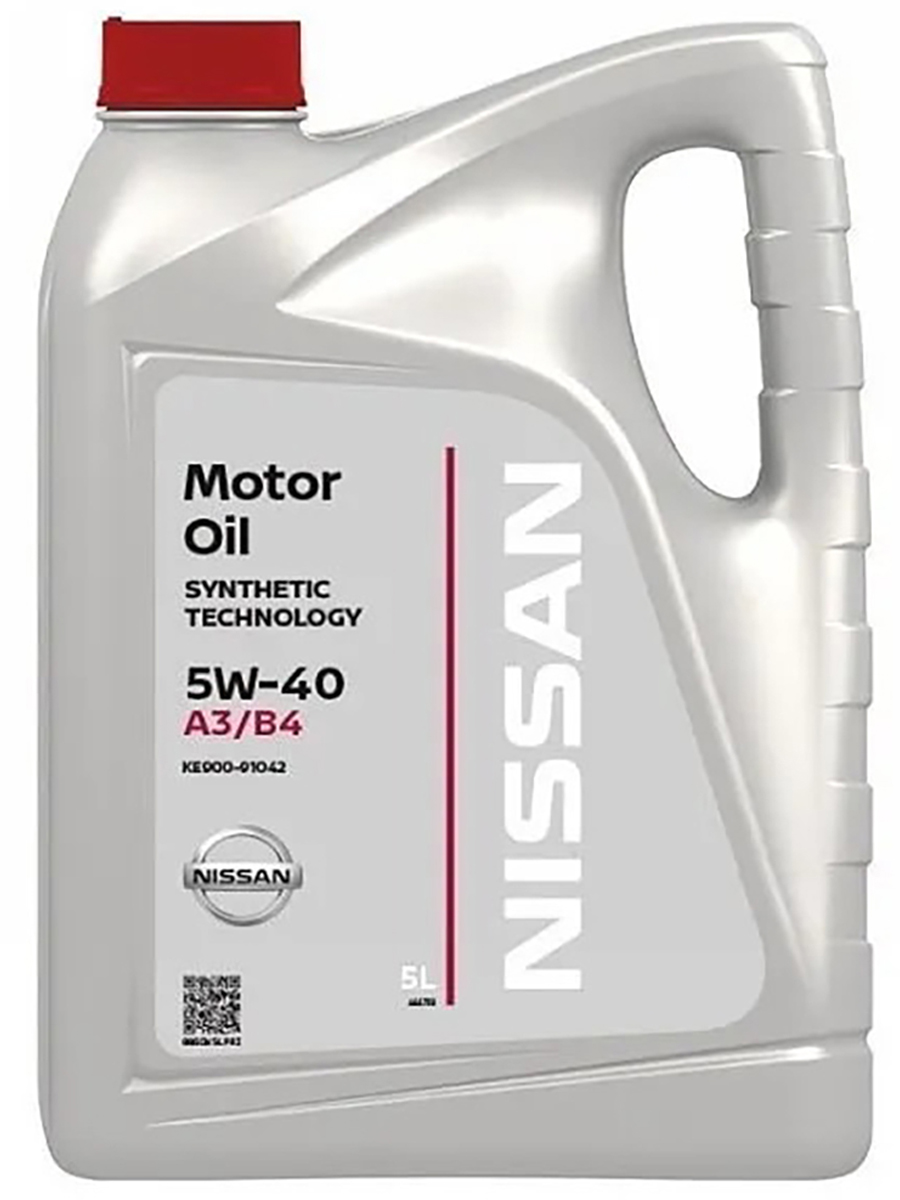 фото Nissan масло моторное синтетическое 5л - 5w40 motor oil fs a3/b4