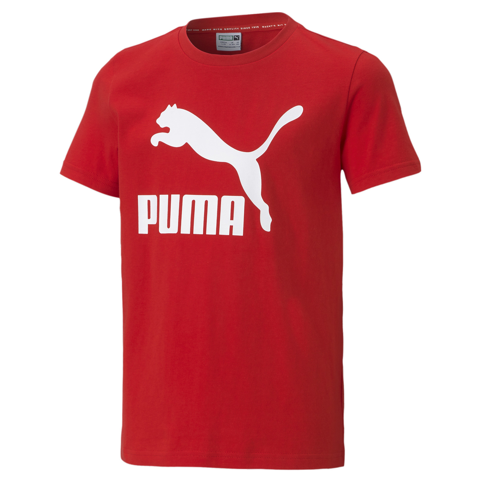 фото Футболка puma classics tee b 53011511 цв.красный р. 104