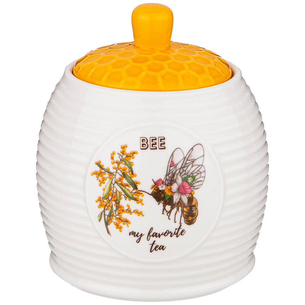 

Lefard 151-199 БАНКА С КРЫШКОЙ LEFARD HONEY BEE12*10,5 СМ 450 МЛ (КОР=24ШТ.)