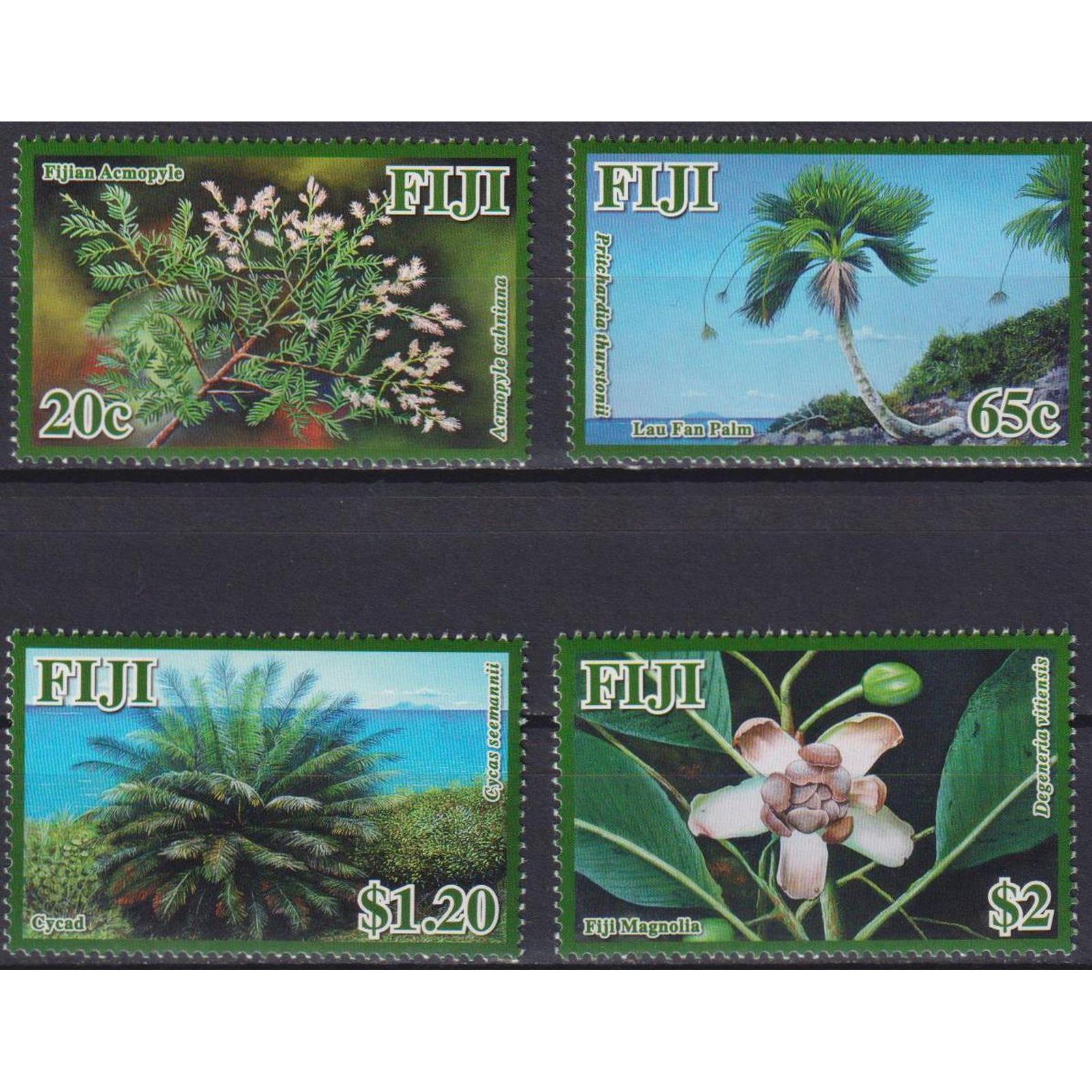 

Почтовые марки Фиджи Исчезающая флора Флора