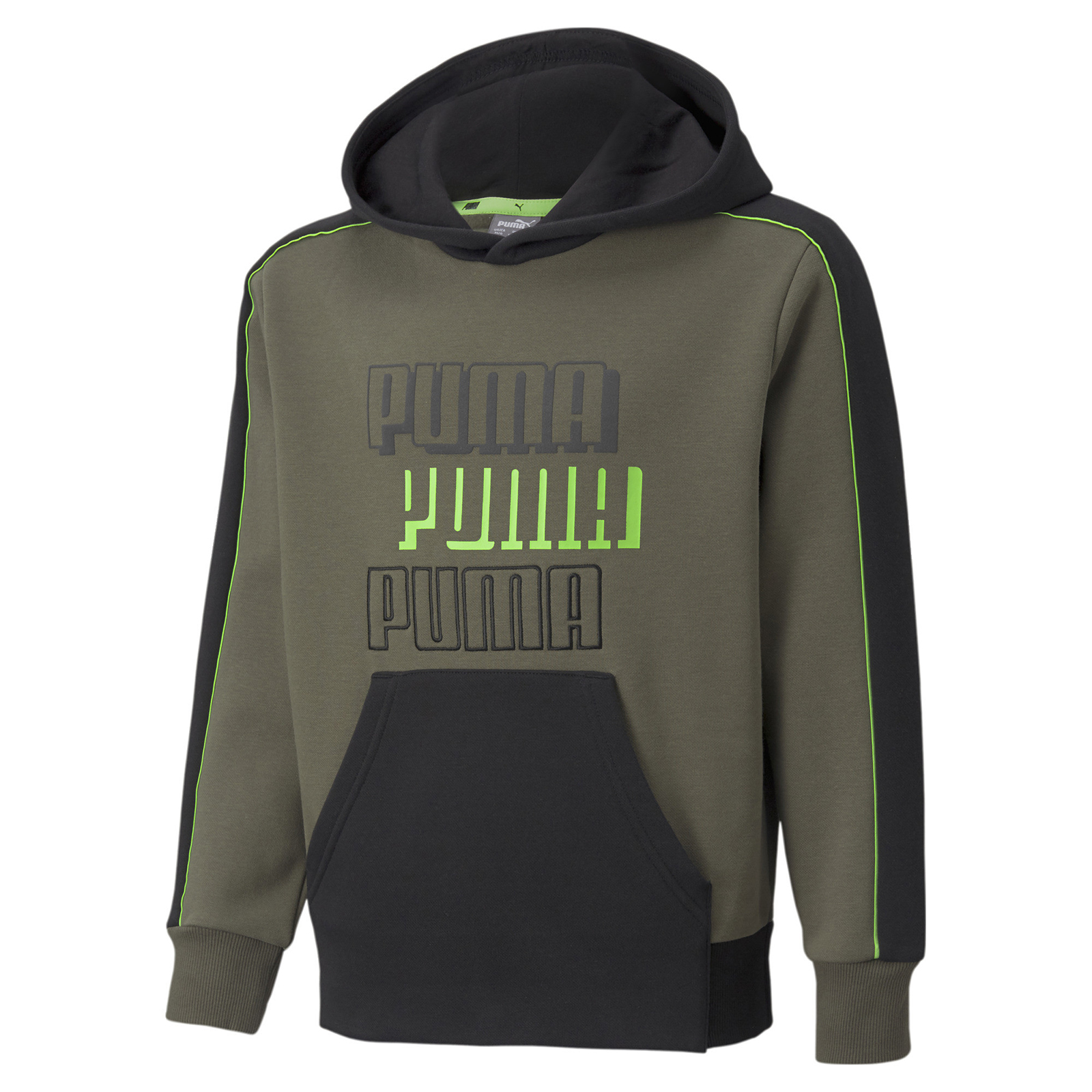 фото Худи puma alpha hoodie fl b 58927544 цв.зеленый р. 116