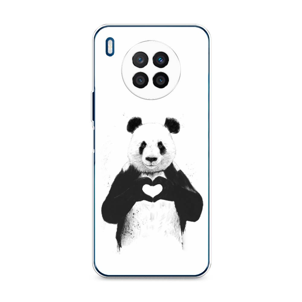

Чехол Awog на Huawei Nova 8i "Панда love", Разноцветный, 6106350-10