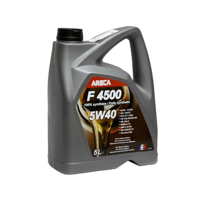 Моторное масло Areca F 4500 Essence 5W40 5 л