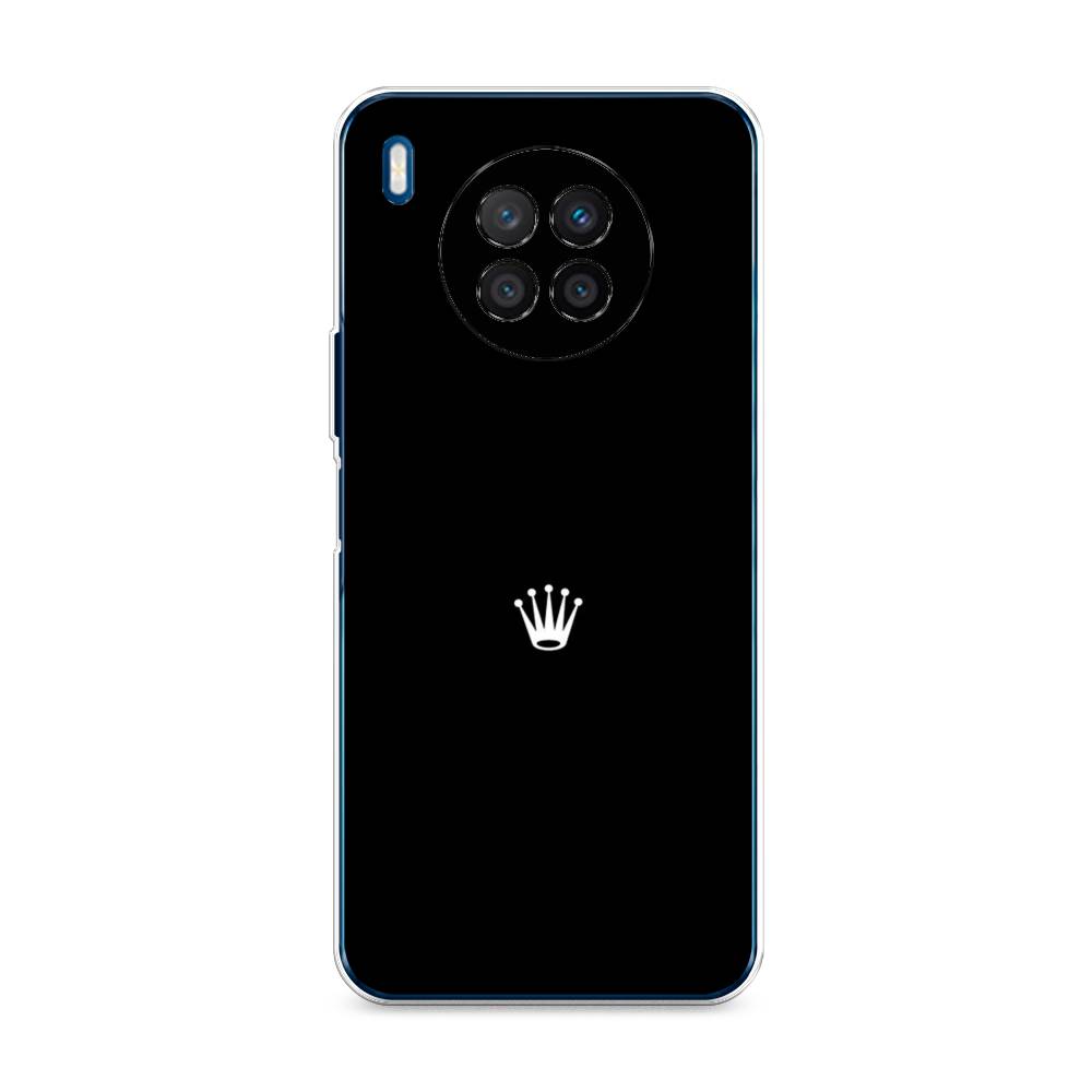 фото Чехол awog "белая корона на черном фоне" для huawei nova 8i