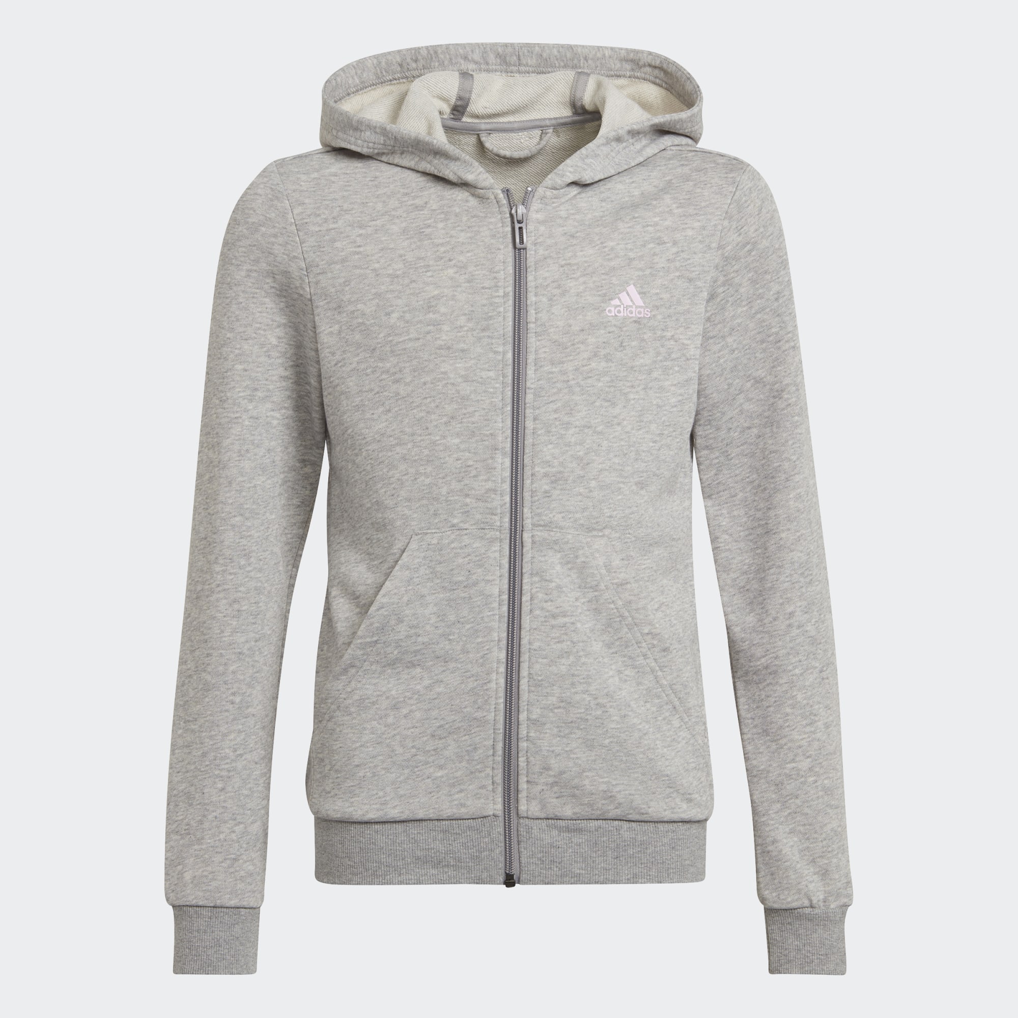 фото Толстовка adidas g bl fz hoodie gs2172 цв.серый р. 104