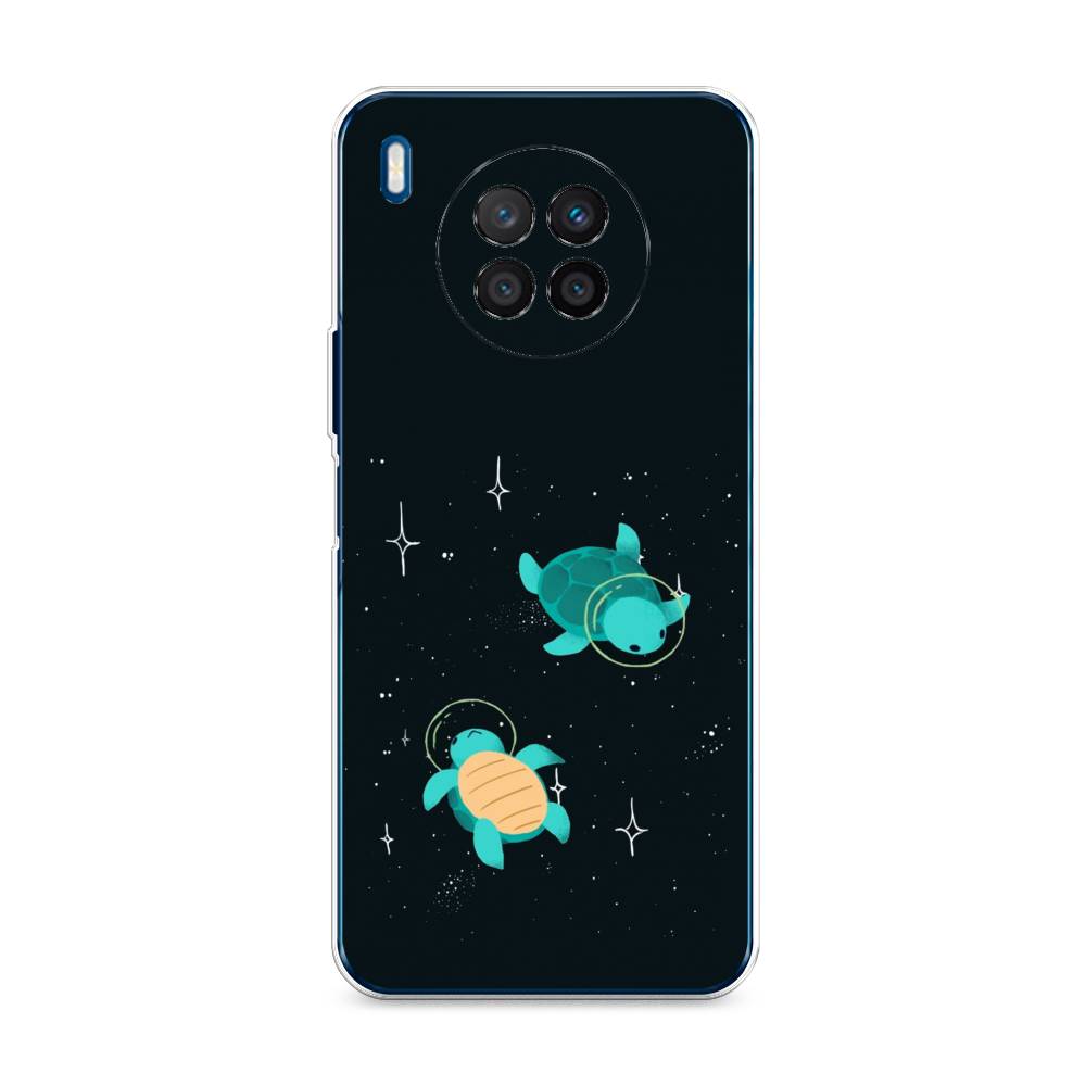 

Чехол Awog на Huawei Nova 8i "Черепашки космонавты", Разноцветный, 6106350-4