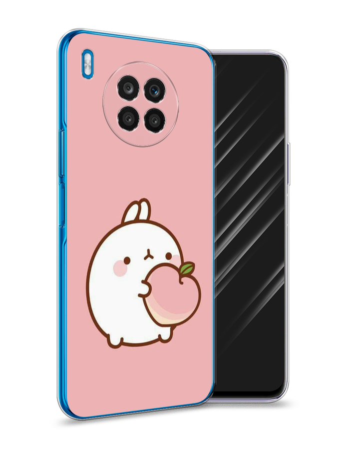 

Чехол Awog на Huawei Nova 8i "Кролик с персиком", Разноцветный, 6106350-1