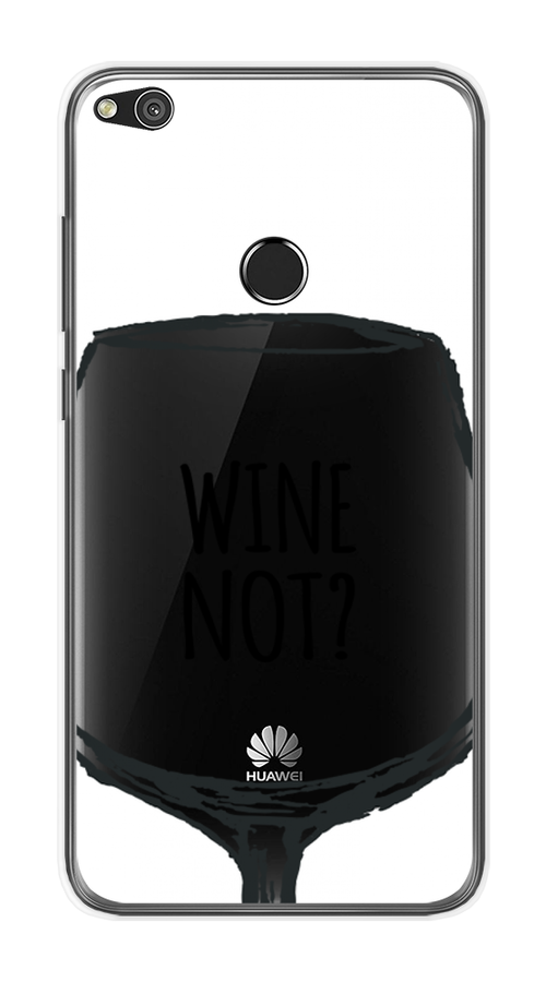 

Чехол на Honor 8 Lite/Huawei P8 Lite "Wine not white", Белый, 61550-6