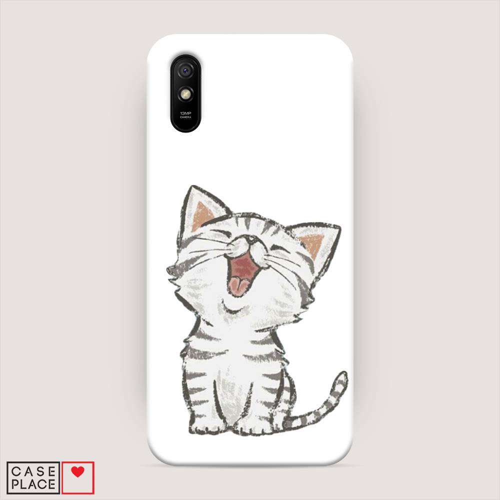 

Пластиковый чехол "Котенок рисованный" на Xiaomi Redmi 9A, 38920-1
