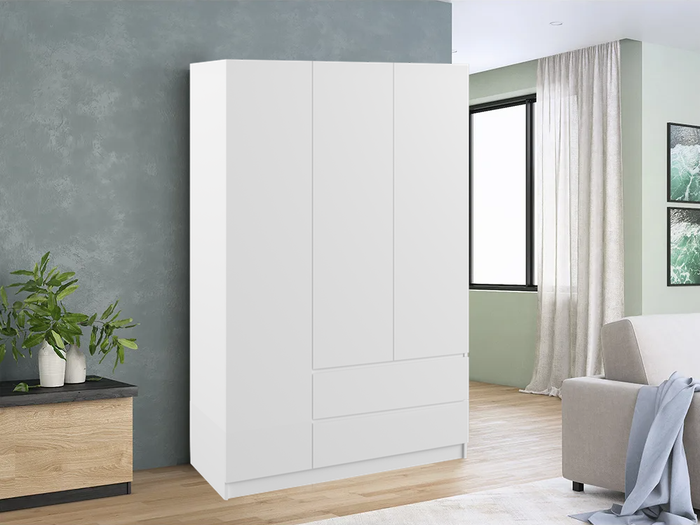 

Шкаф Распашной QualisMebel "Пакс Форсанд 5" 1300х450х2500, Белый, Пакс Форсанд 5