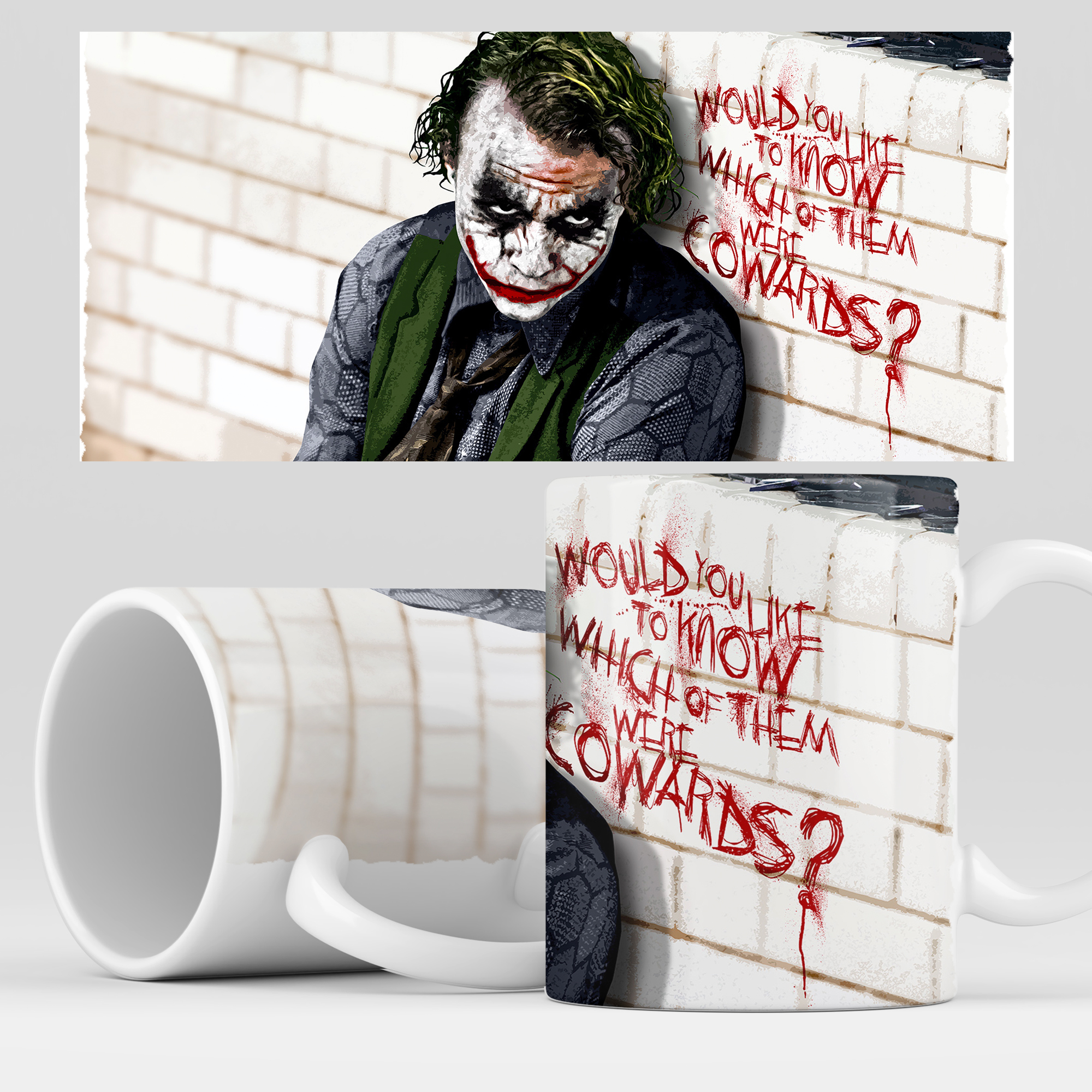 фото Кружка rocketcup с принтом "джокер" joker