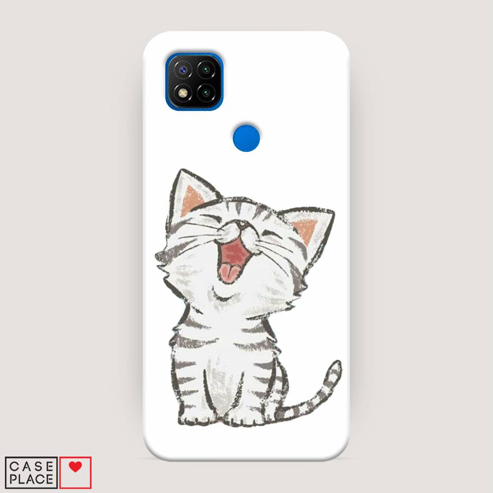 

Пластиковый чехол "Котенок рисованный" на Xiaomi Redmi 9C, 39020-1