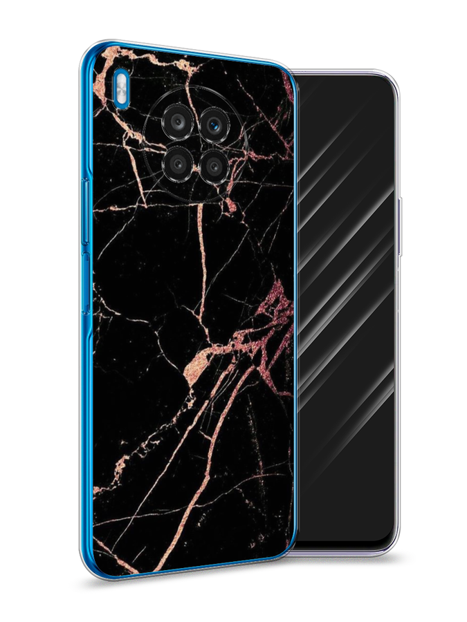 

Чехол Awog на Huawei Nova 8i "Мрамор розовое золото", Разноцветный, 6106350-3