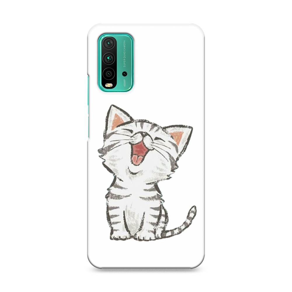 

Пластиковый чехол "Котенок рисованный" на Xiaomi Redmi 9T, 39820-1