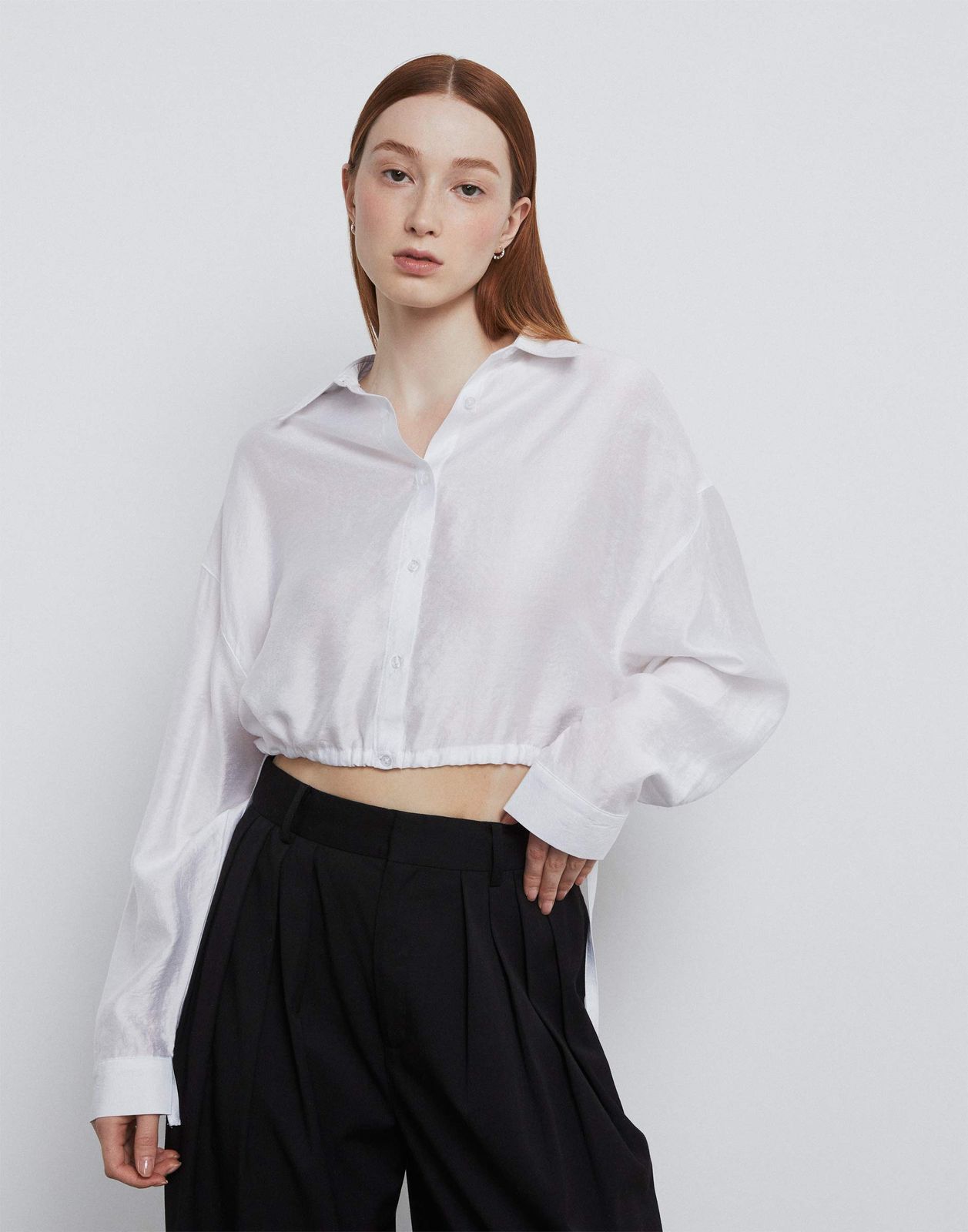 

Рубашка женская Gloria Jeans GWT003434 белый S/170, GWT003434