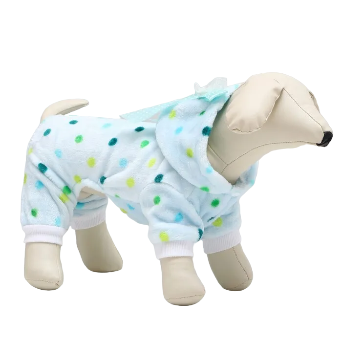 

Комбинезон для животных Конфетка,  ДС 25 см ОШ 30 см ОГ 34 см голубой