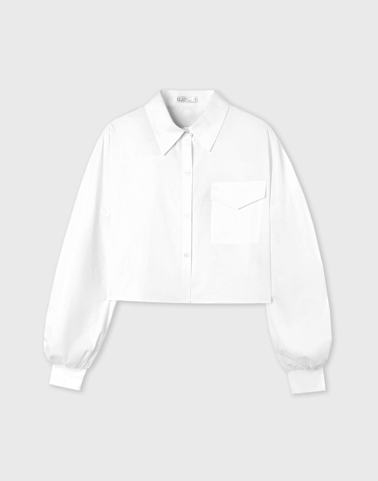 Рубашка женская Gloria Jeans GWT003435 белый XS/164