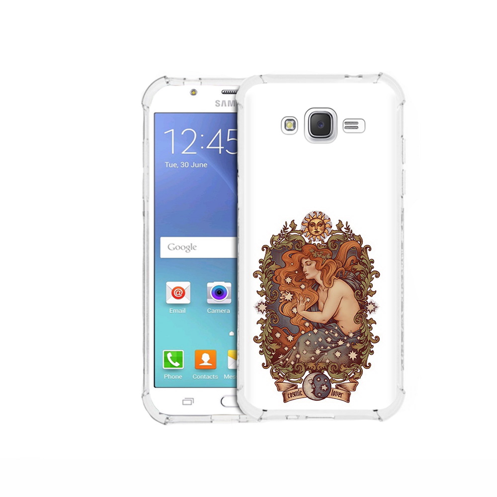 Чехол MyPads Tocco для Samsung Galaxy J5 (2015) звездная девушка абстракция