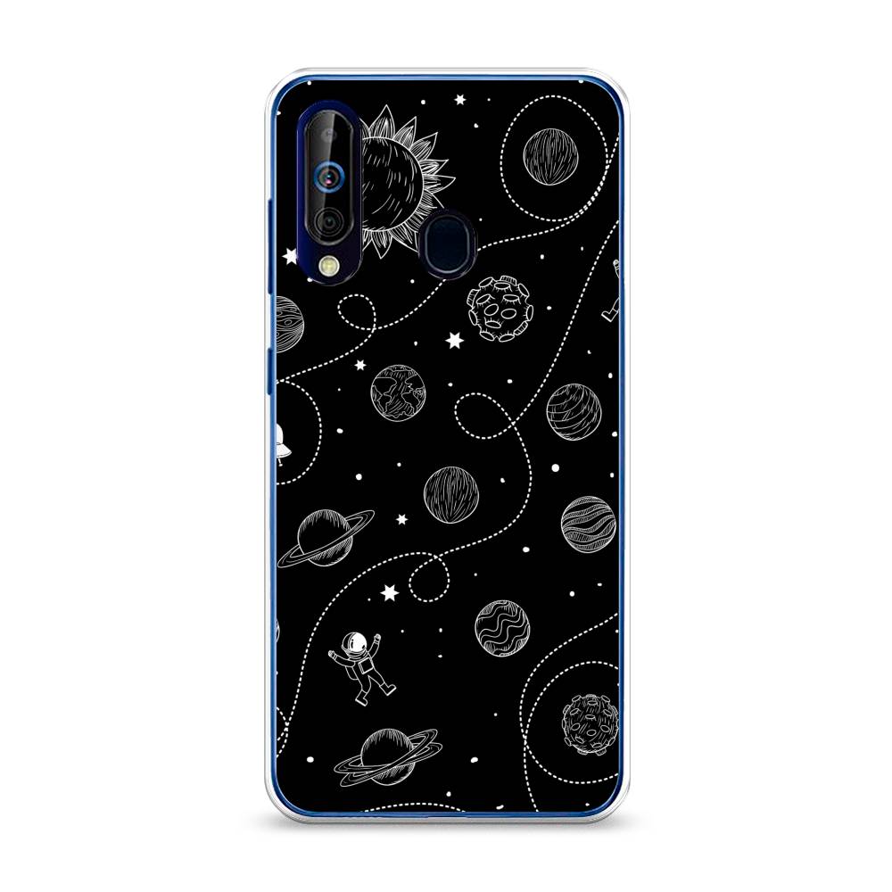 

Чехол Awog на Samsung Galaxy A60/M40 "В невесомости", Разноцветный, 28250-4