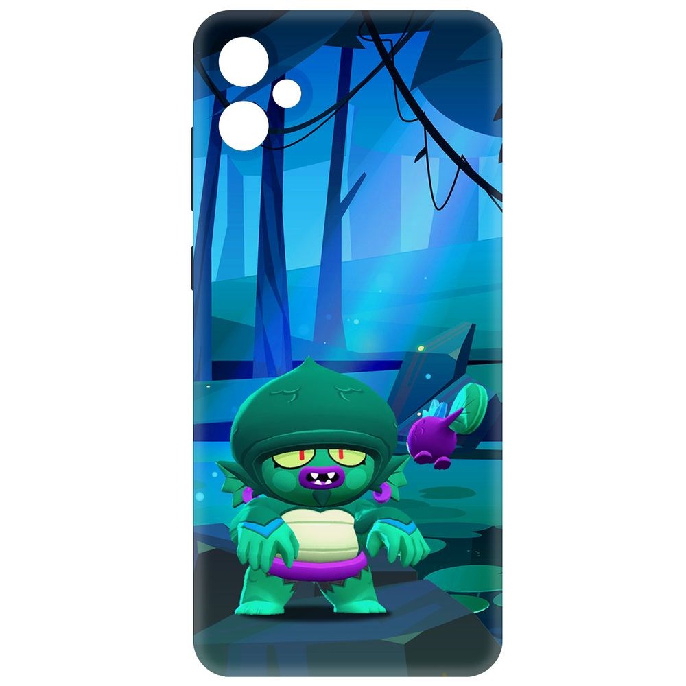 

Чехол-накладка Krutoff Soft Case Brawl Stars - Болотный Джин для Samsung Galaxy A05 черный