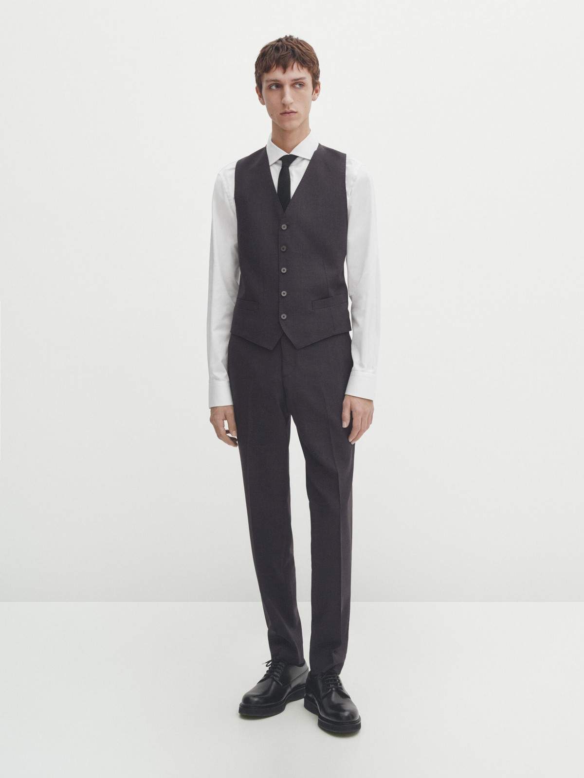 

Брюки мужские Massimo Dutti 0071/611-I2024 серые 42 EU, Серый, 0071/611-I2024