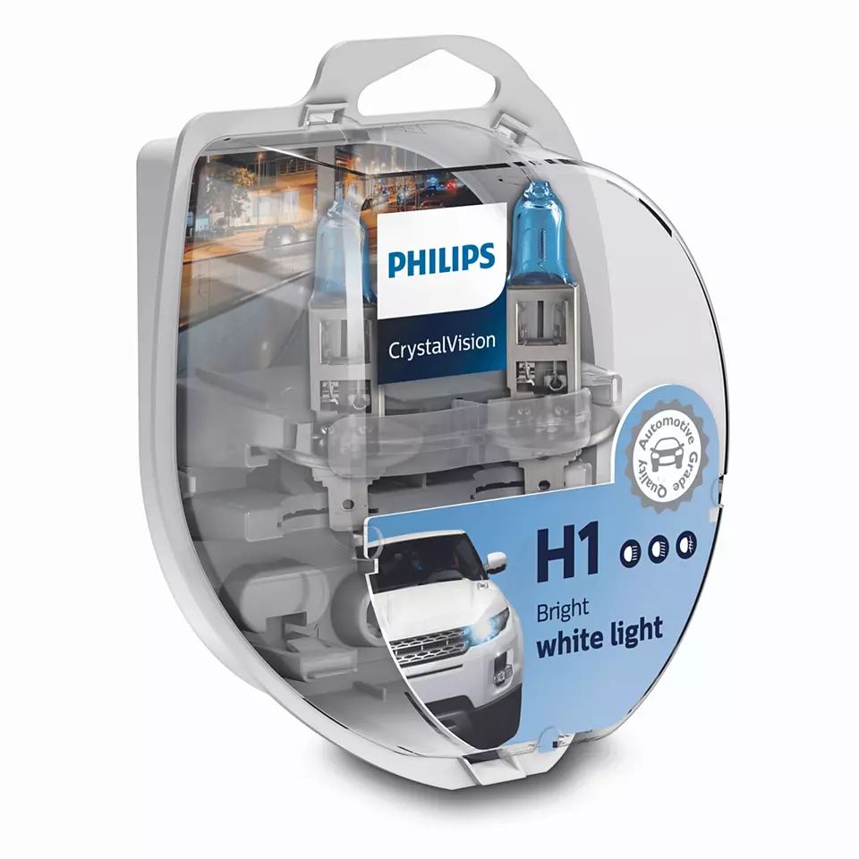 

Лампа H1/W5W 12258 Crystal Vision 12V (Пластиковая упаковка 2 шт. + W5W 2 шт.)