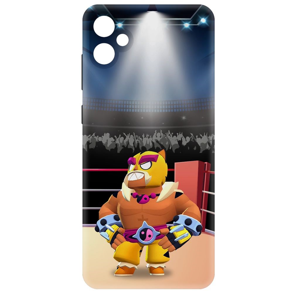 

Чехол-накладка Krutoff Soft Case Brawl Stars - Эль Тигро для Samsung Galaxy A05 черный