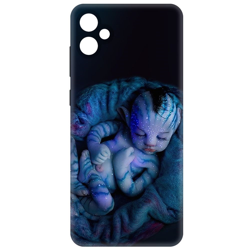 

Чехол-накладка Krutoff Soft Case Аватар - Малышка для Samsung Galaxy A05 черный