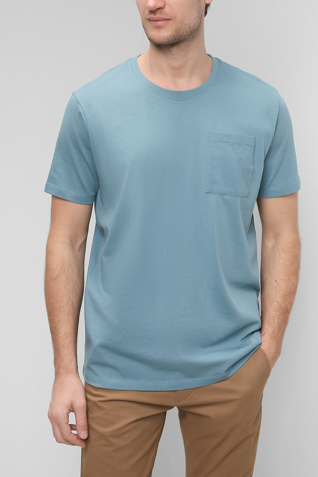 

Футболка мужская Esprit 012EE2K304 синяя 2XL, 012EE2K304