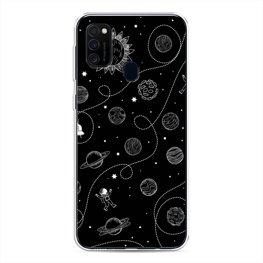

Чехол Awog на Samsung Galaxy M21/M30s "В невесомости", Разноцветный, 29750-4