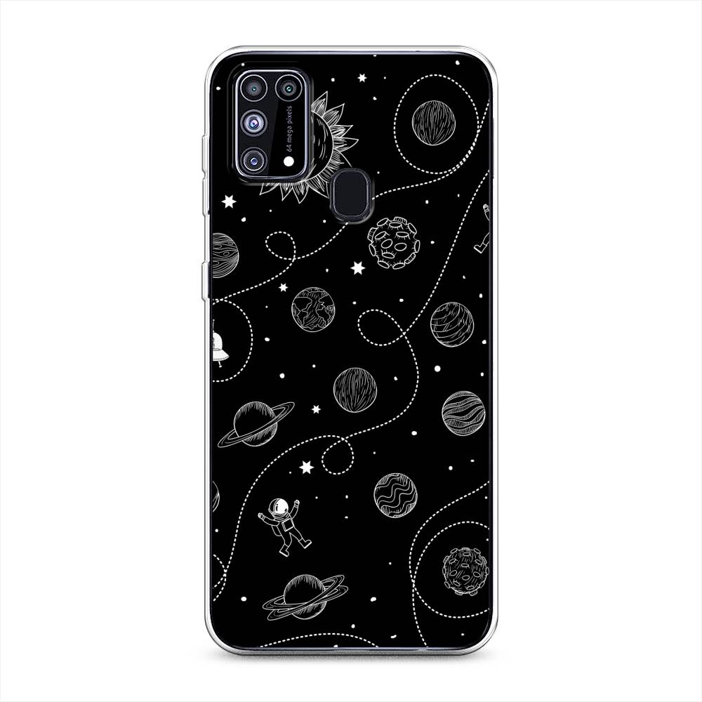 

Чехол Awog на Samsung Galaxy M31 / Самсунг M31 "В невесомости", Разноцветный, 2100750-4