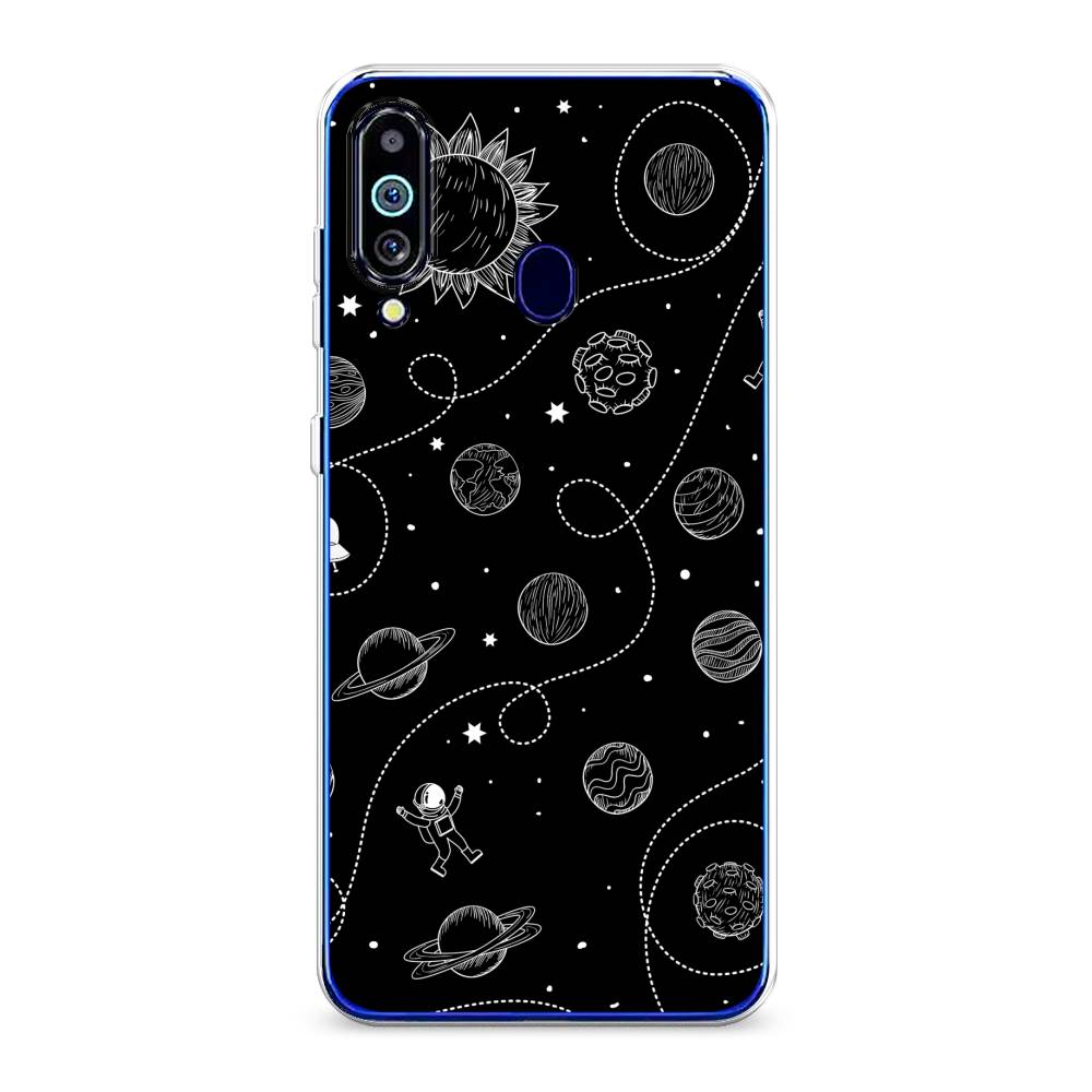 

Чехол Awog на Samsung Galaxy M40/A60 "В невесомости", Разноцветный, 28750-4