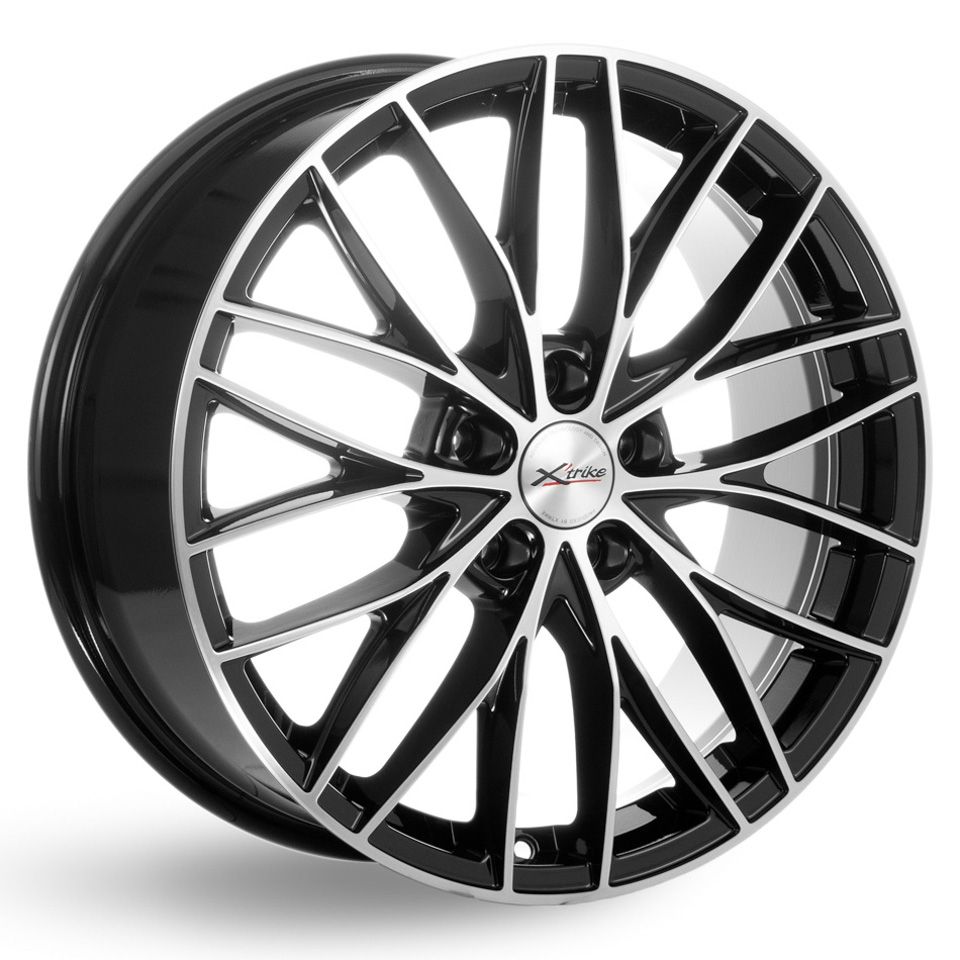 

Диск X'trike X-130 7,5\R18 5*114,3 ET50 d54,1 BK/FP [80966] Geely Coolray, Хромированный