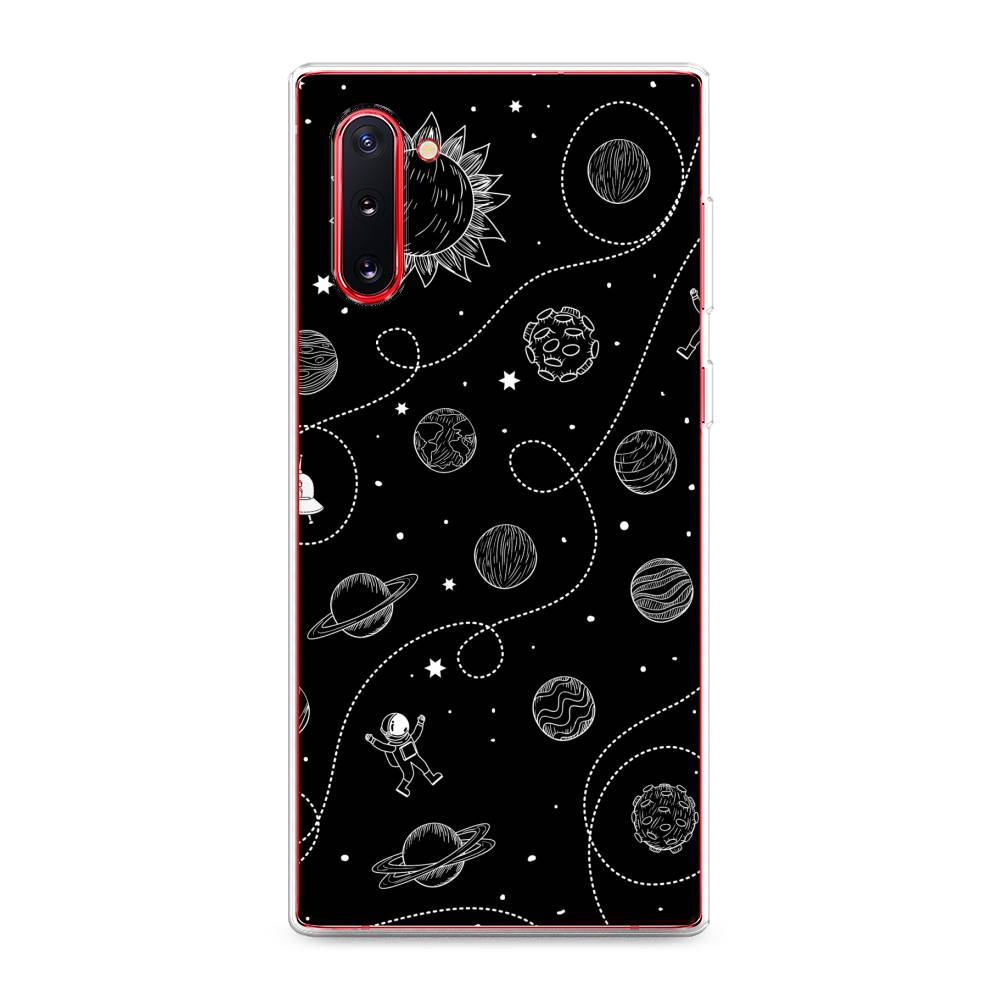 

Чехол Awog на Samsung Galaxy Note 10 "В невесомости", Разноцветный, 28650-4