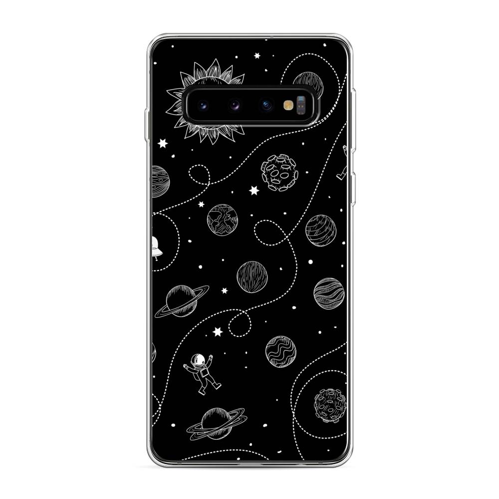 

Чехол Awog на Samsung Galaxy S10 "В невесомости", Разноцветный, 27050-4