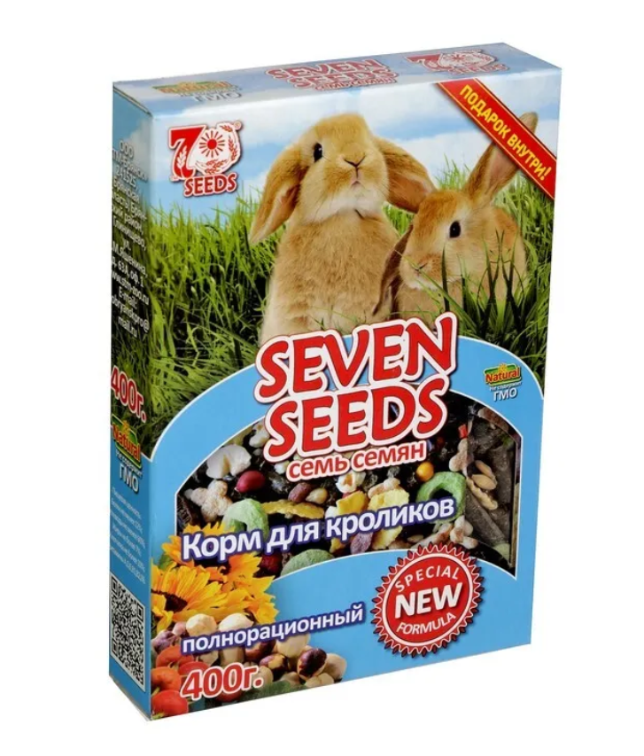 Сухой корм для кроликов Seven Seeds Special, 0,4 кг