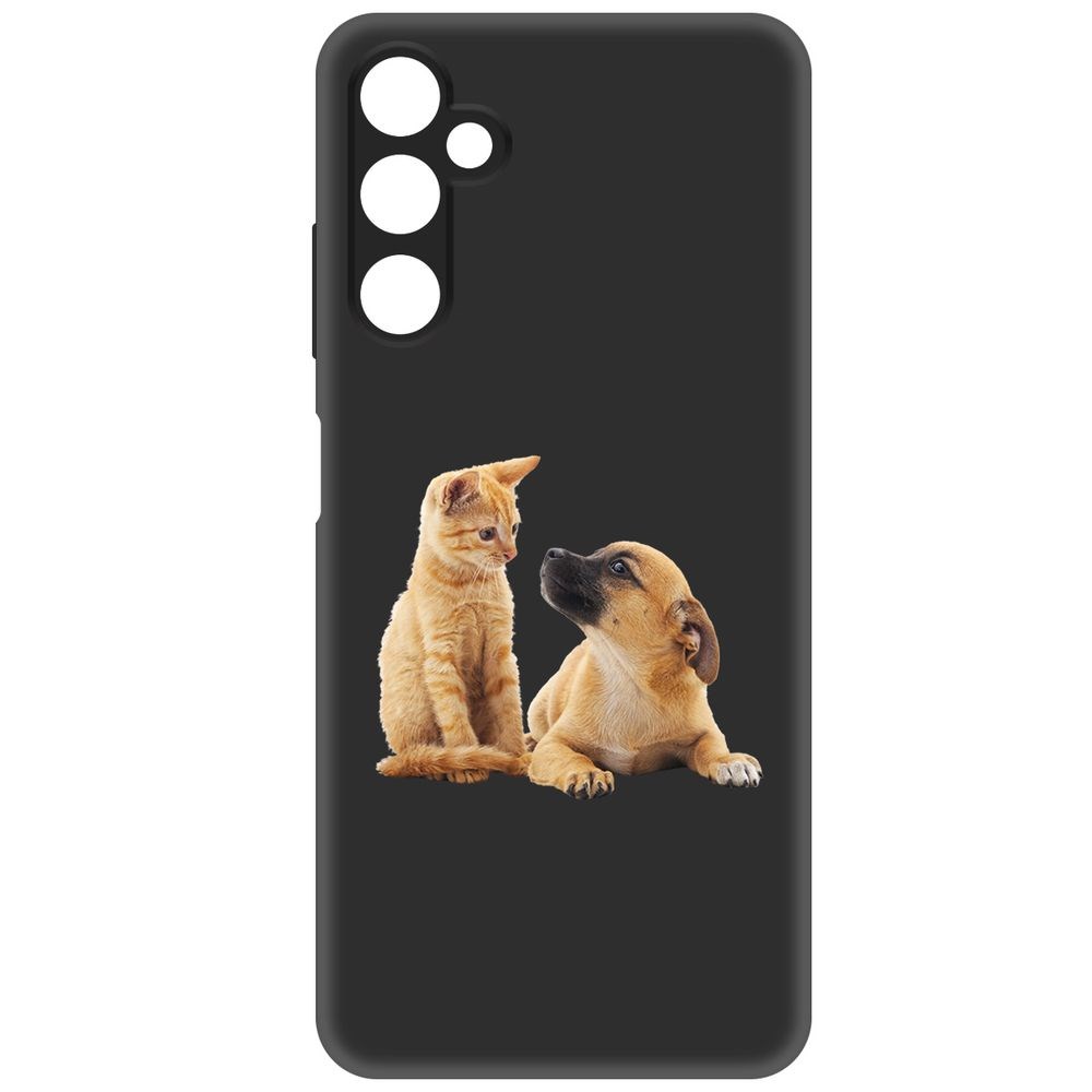 

Чехол-накладка Krutoff Soft Case Лучшие друзья для Samsung Galaxy A05s черный