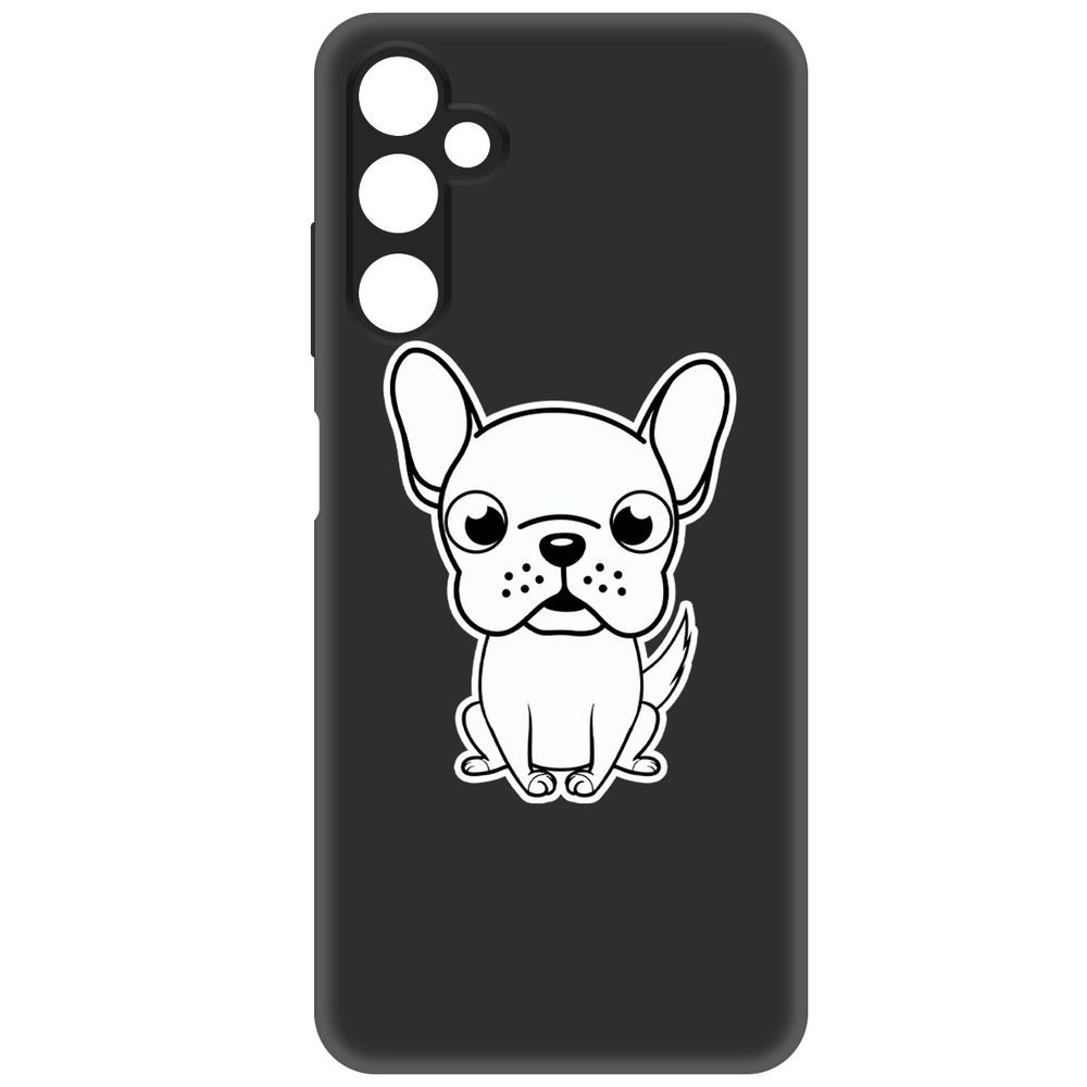 

Чехол-накладка Krutoff Soft Case Черно-белый щенок для Samsung Galaxy A05s черный