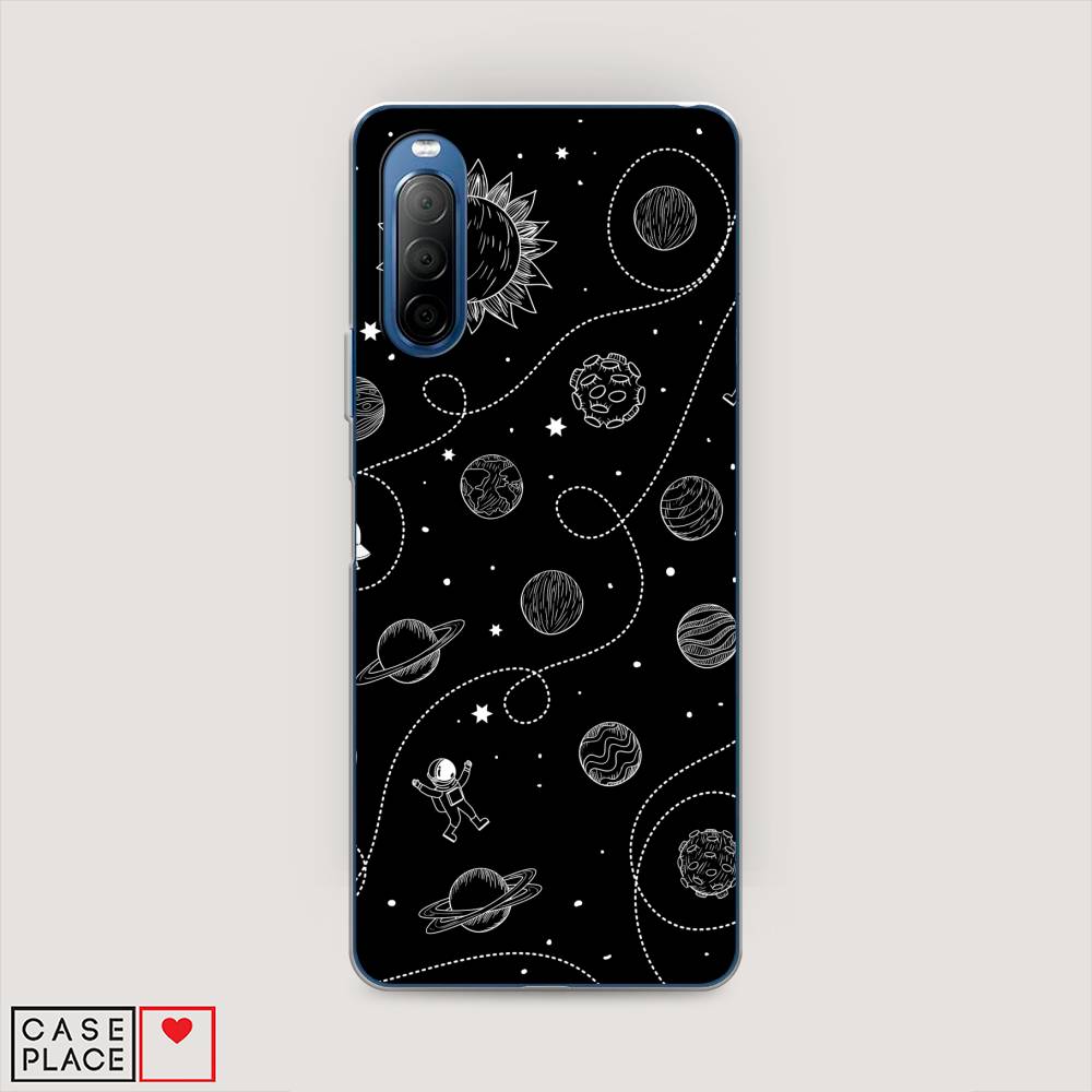 

Чехол Awog на Sony Xperia 10 II "В невесомости", Разноцветный, 54650-4