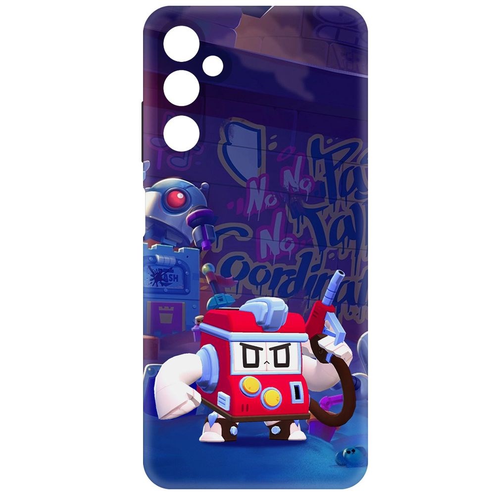 

Чехол-накладка Krutoff Soft Case Brawl Stars - V8-БИТ для Samsung Galaxy A05s черный