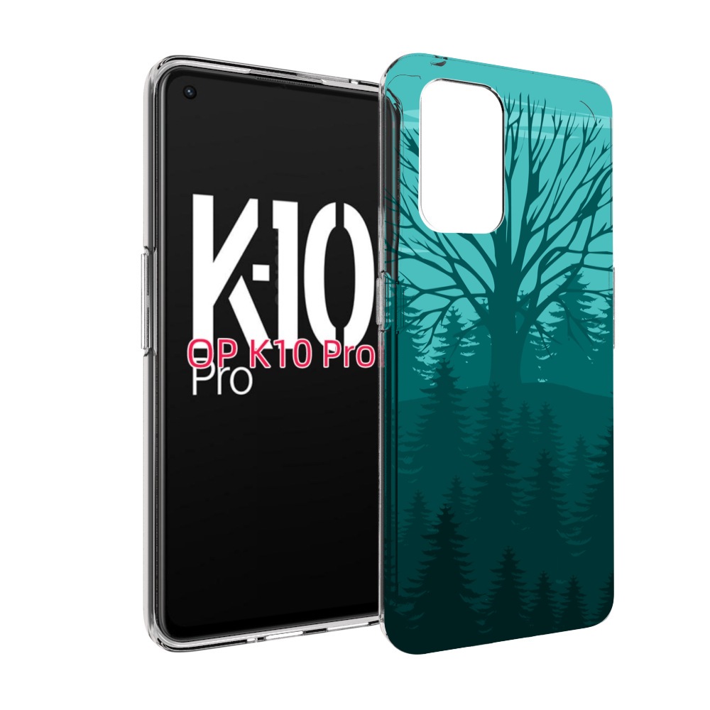

Чехол MyPads Лес для OPPO K10 Pro, Прозрачный, Tocco