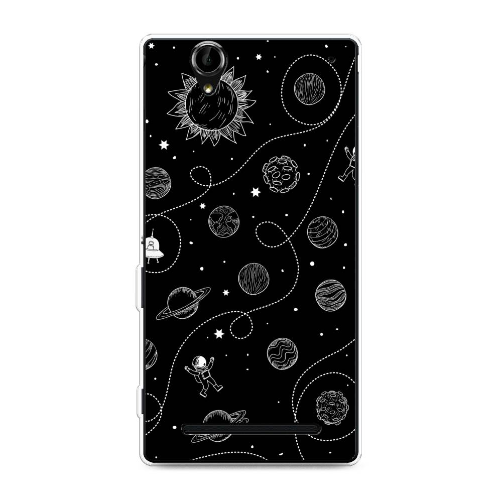 

Чехол Awog на Sony Xperia T2 Ultra "В невесомости", Разноцветный, 50950-4