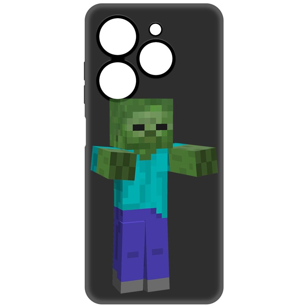 

Чехол-накладка Krutoff Soft Case Minecraft-Гигант для Tecno Spark Go 2024 черный