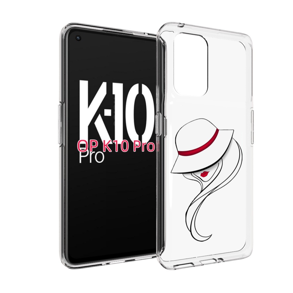 

Чехол MyPads Лого женский для OPPO K10 Pro, Прозрачный, Tocco