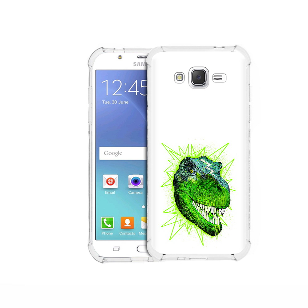 

Чехол MyPads Tocco для Samsung Galaxy J5 (2015) зеленый динозавр (PT15272.579.358), Прозрачный, Tocco