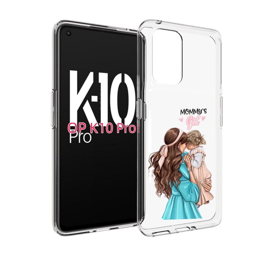 

Чехол MyPads Мама-девочки женский для OPPO K10 Pro, Прозрачный, Tocco