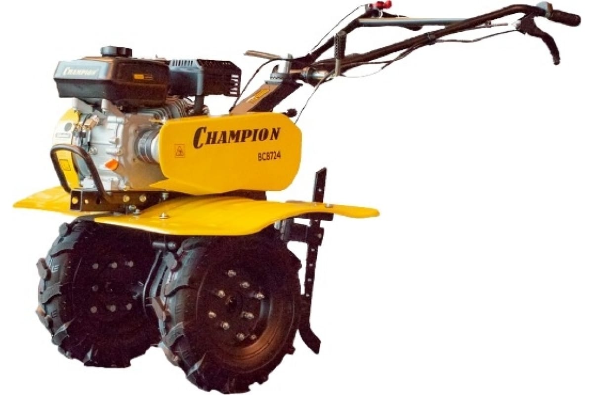 

Мотоблок бензиновый CHAMPION BC8724 BC 8724 76кг, глубина вспашки 150-300 мм
